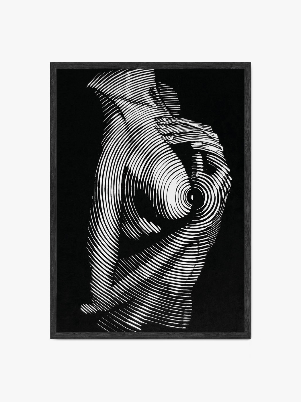 Obraz akustyczny w formie reprodukcji obrazu - Naga kobieta w zmysłowej pozie - Marta Kozłowska
