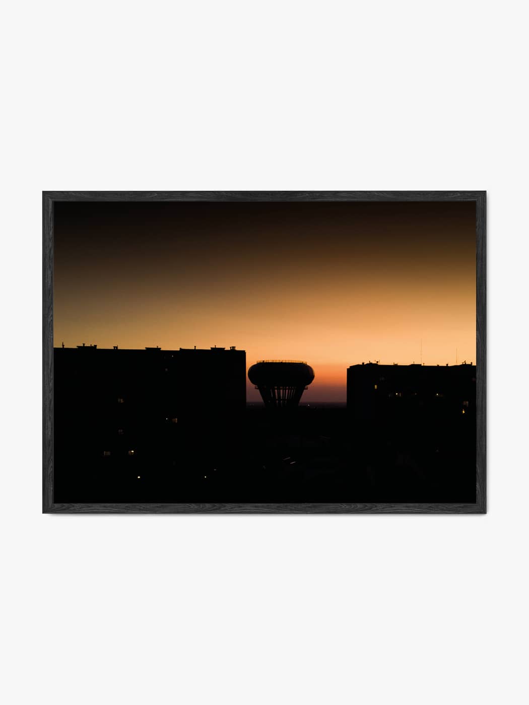 Obraz akustyczny ze zdjęcia - Tarnowska Bania wieża ciśnień o zachodzie słońca - Paweł Topolski