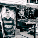 Plakaty piłkarzy FC Barcelona na straganie - Piotr Łabuzek 