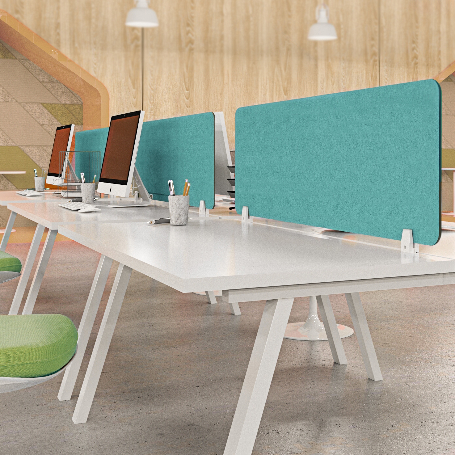 Desk-Divider - biurkowy ekran dźwiękoizolacyjny