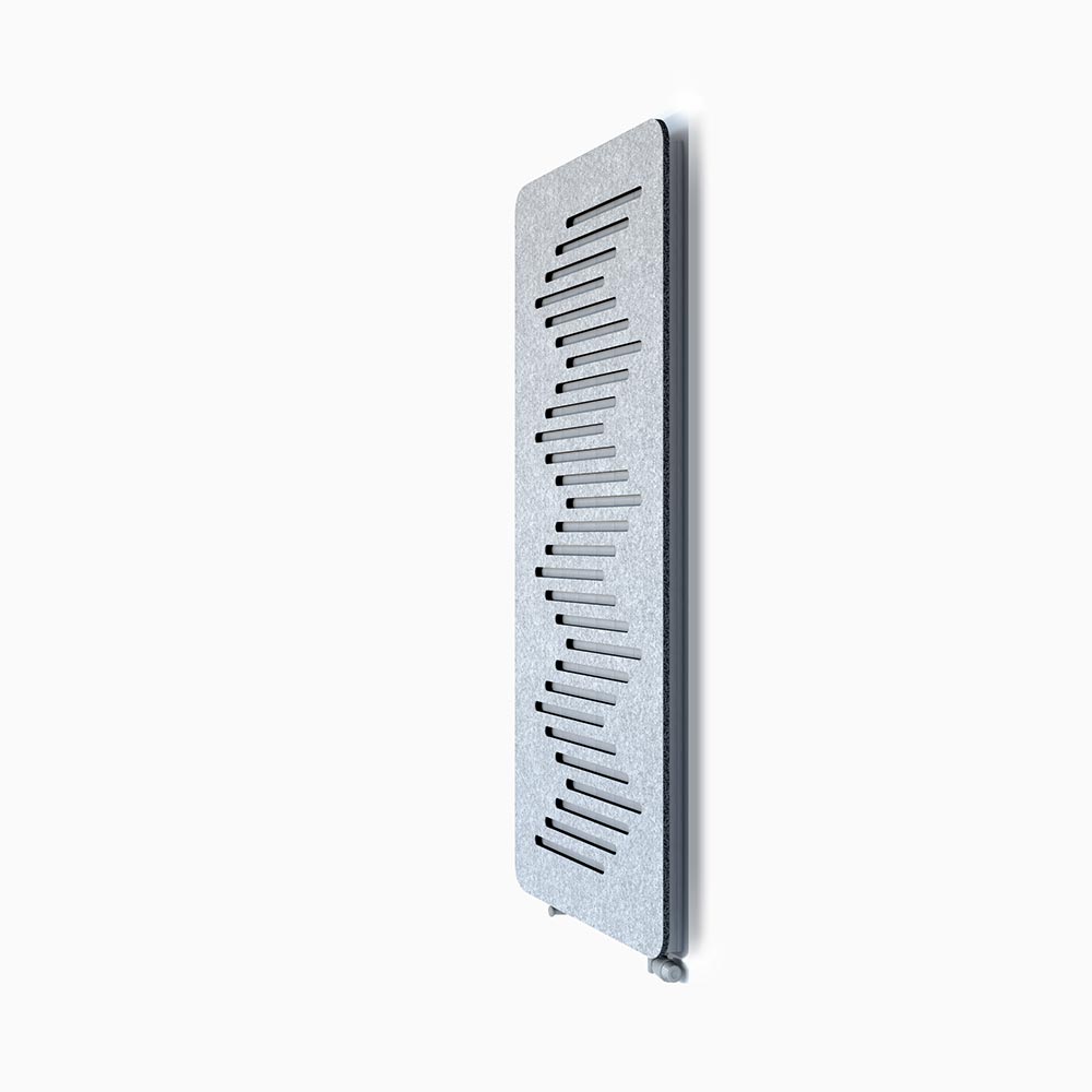 Soft sound-absorbing acoustic radiator cover