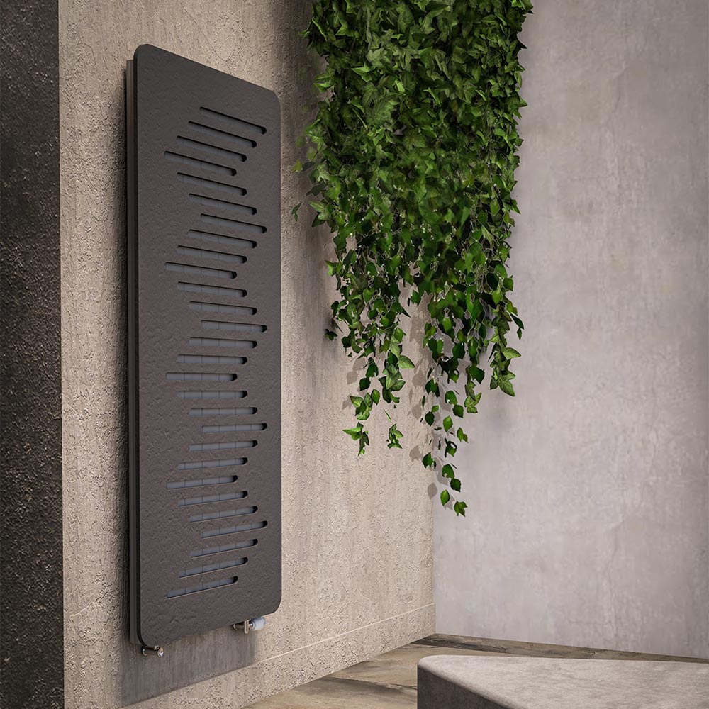 Custom-made sound-absorbing radiator cover