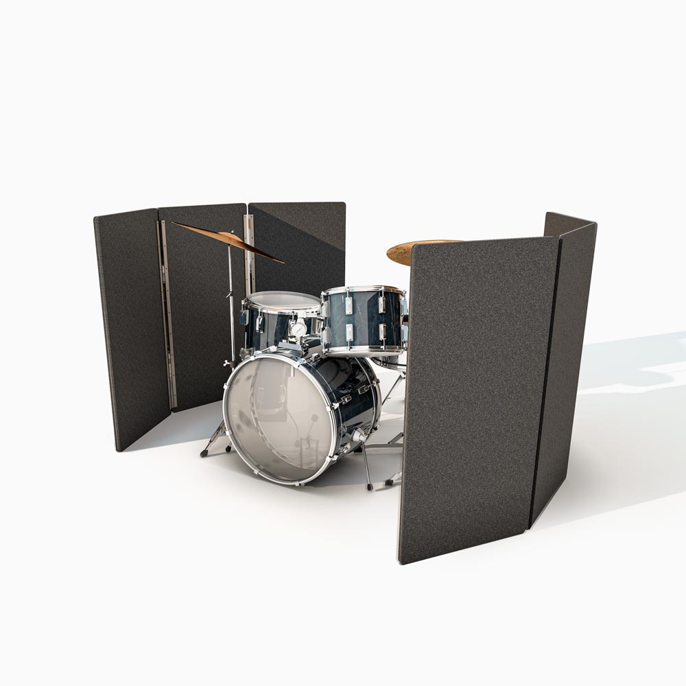 Acoustic drum screen
