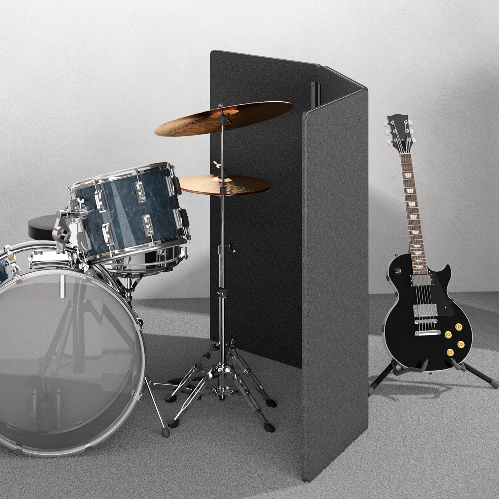 Acoustic drum screen