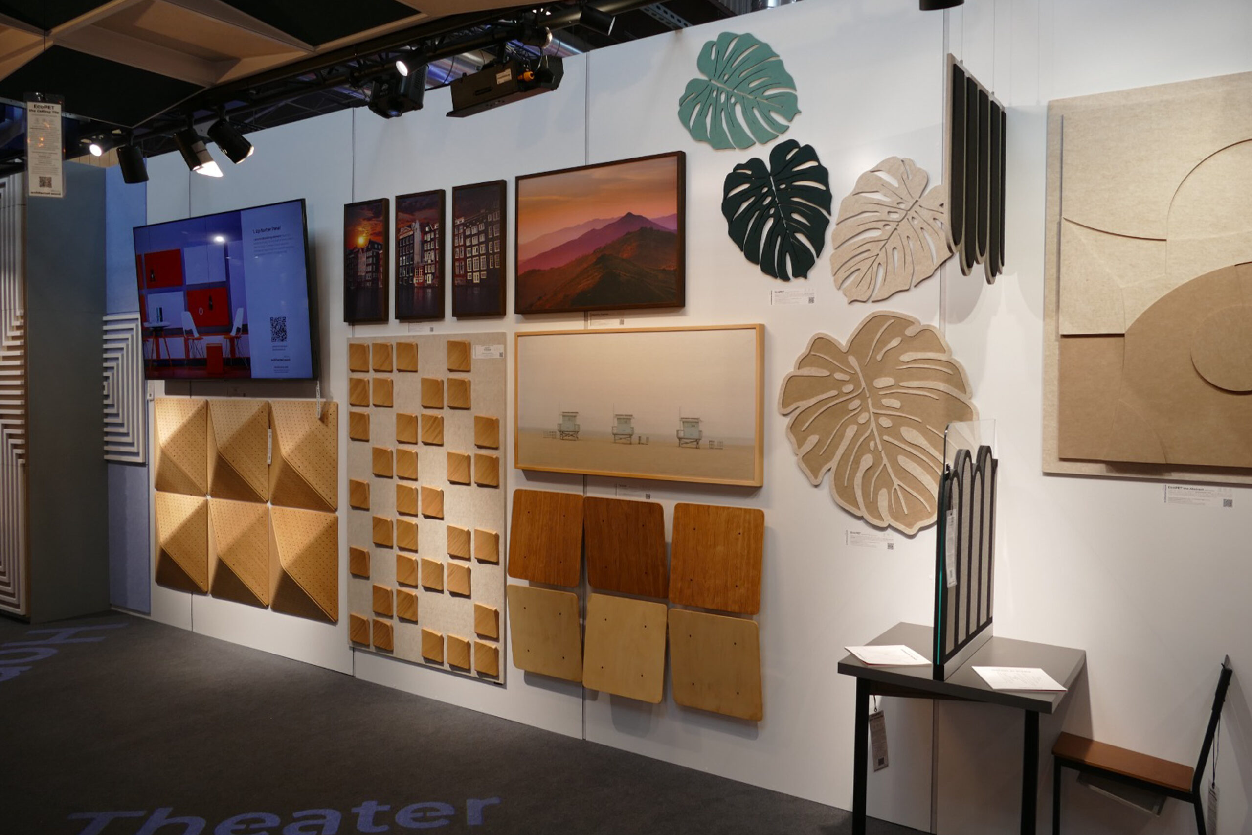 Architected Sound\s acoustic products at Batimat 2022 trade show