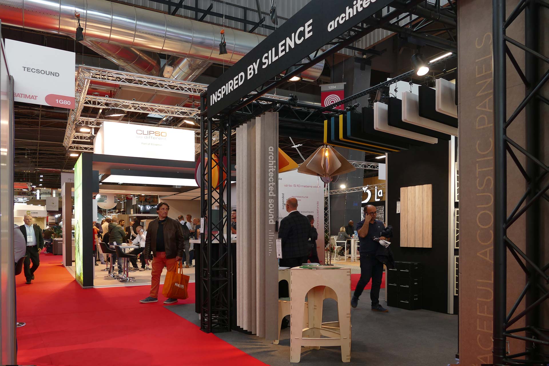 Architected Sound's acoustic solution at Batimat 2022 trade show