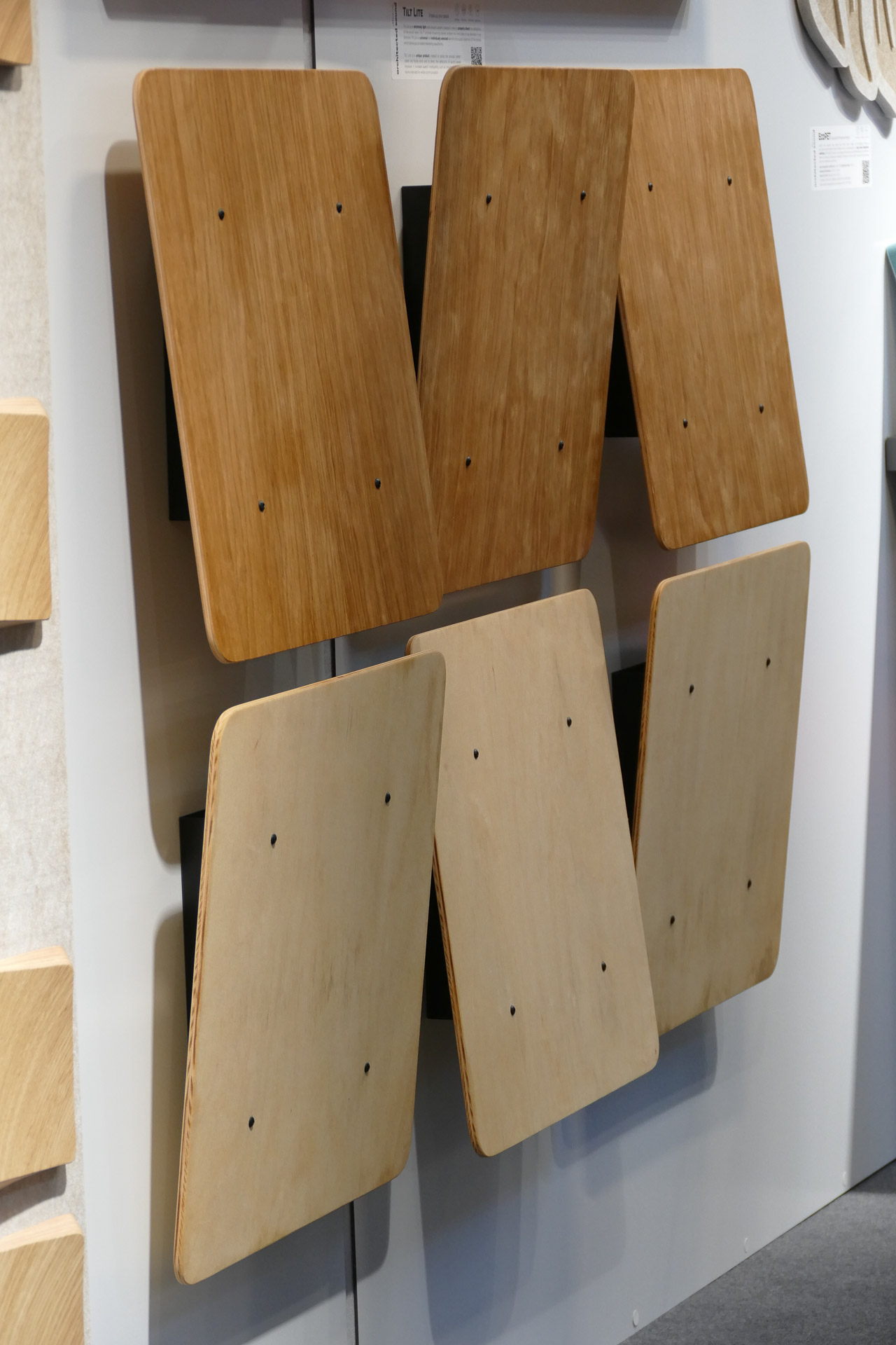 Sound reflective panel made from plywood