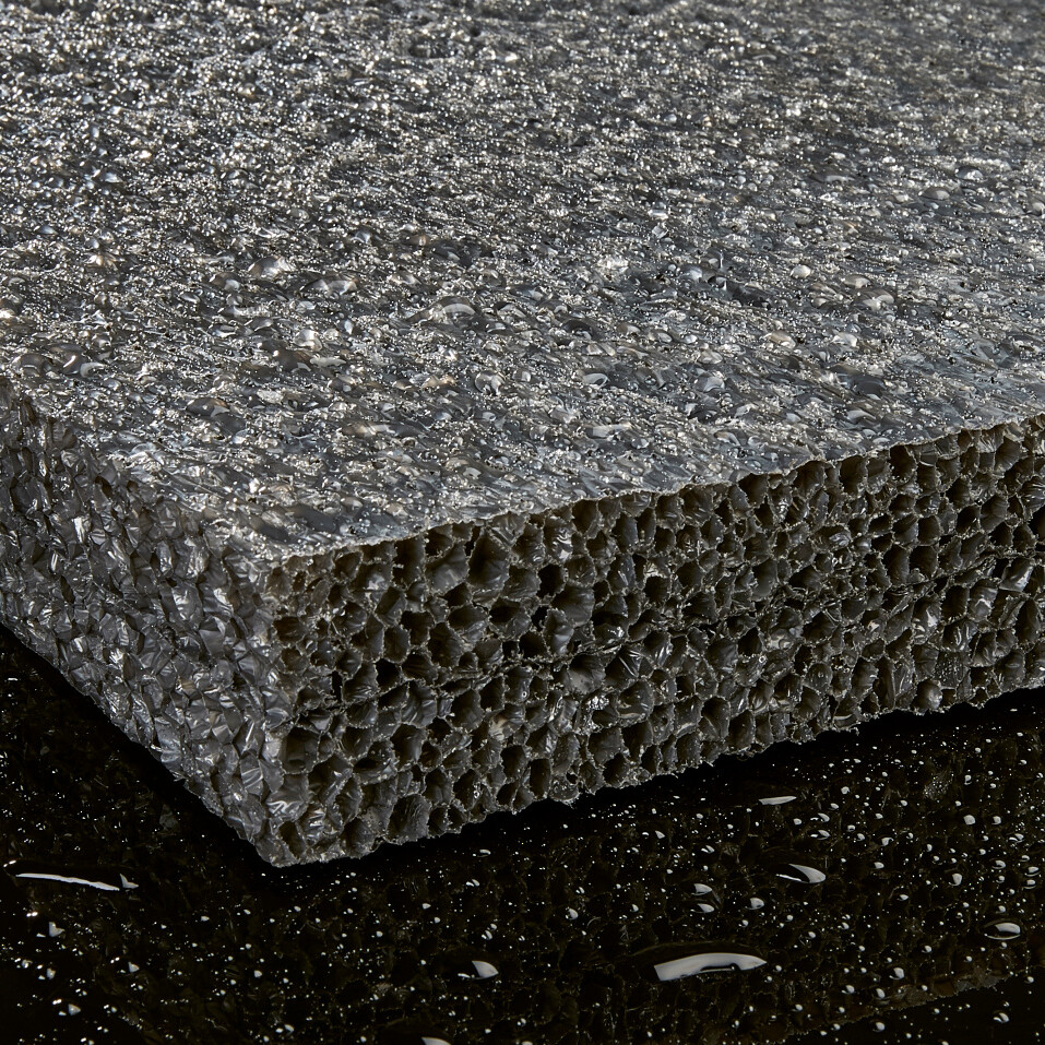 Whisper lightweight sound absorbing panel black foam