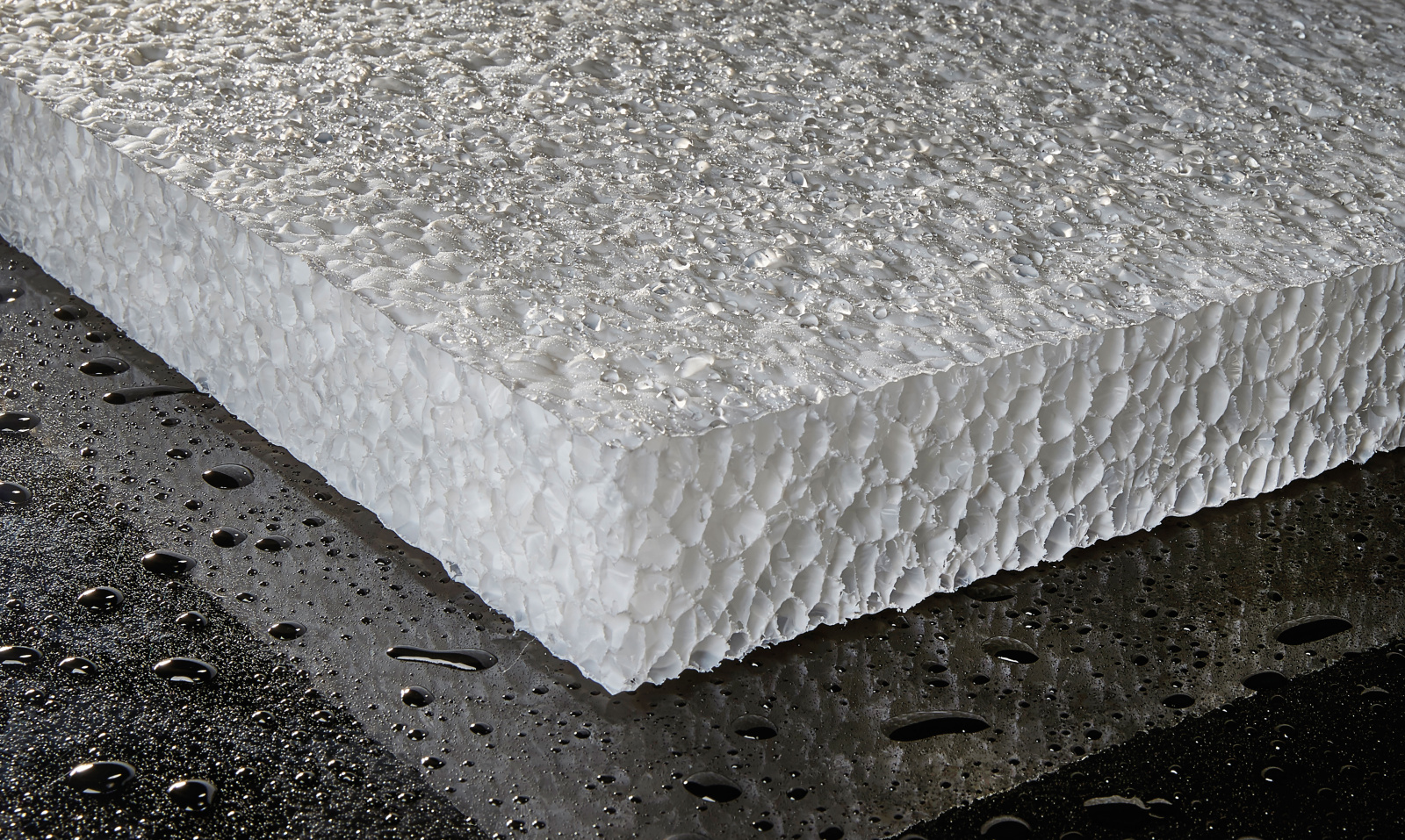 Stratocell Whisper lightweight sound absorbing panel white foam