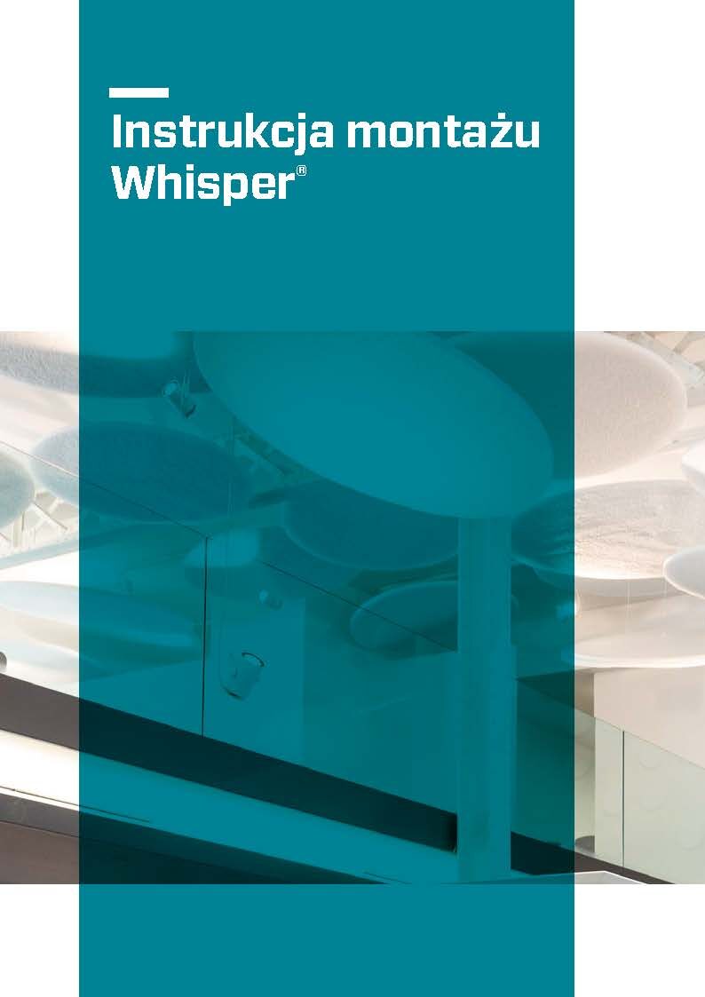 Instrukcja montażu Stratocell Whisper dźwiękochłonnych paneli akustycznych