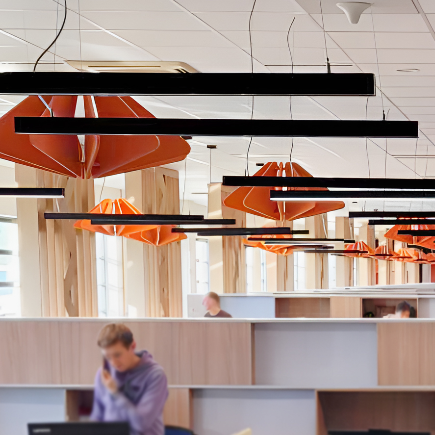Adaptacja akustyczna - lampa dźwiękochłonna Lamp
