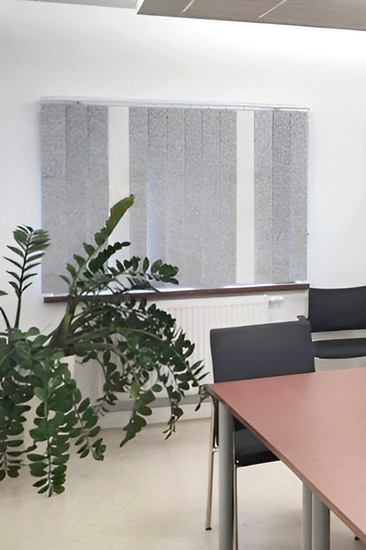 Pionowe żaluzje dźwiękochłonne Blinds z lamelami EcoPET