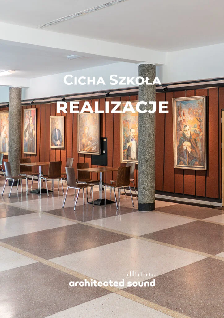 Okładka katalogu Wybrane realizacje Architected Sound